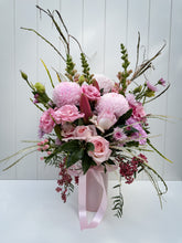 Load image into Gallery viewer, Mother's Day Classic Pink Ceramic Vase Arrangement