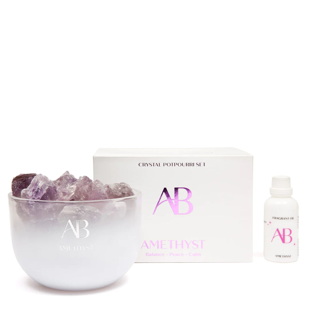 AMETHYST CRYSTAL POTPOURRI & OIL